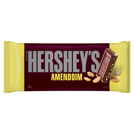 Chocolate ao Leite com Amendoim Hershey's Pacote 75g - Imagem em destaque