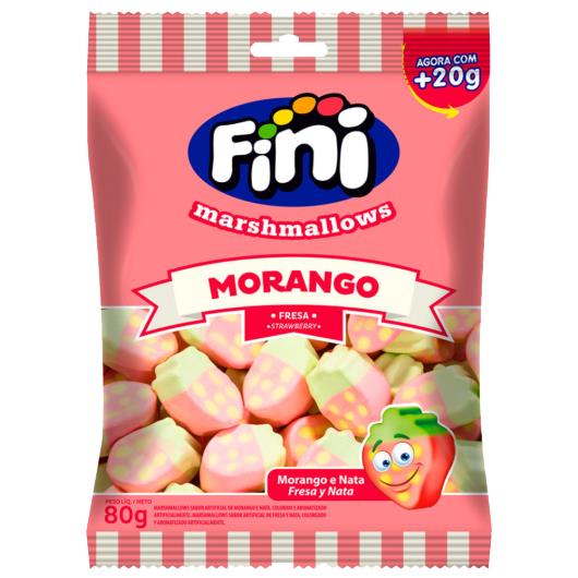 Marshmallow Fini Morango 80g - Imagem em destaque