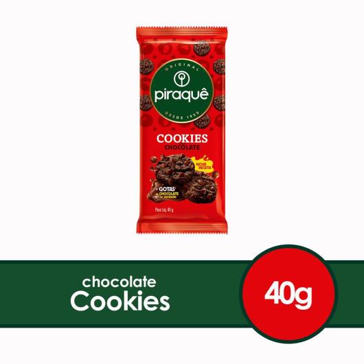Biscoito Piraquê Cookie Chocolate 40g - Imagem em destaque