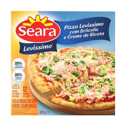 Pizza Levíssimo e Brócolis Seara 420g - Imagem em destaque