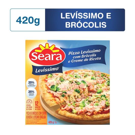 Pizza Levíssimo e Brócolis Seara 420g - Imagem em destaque