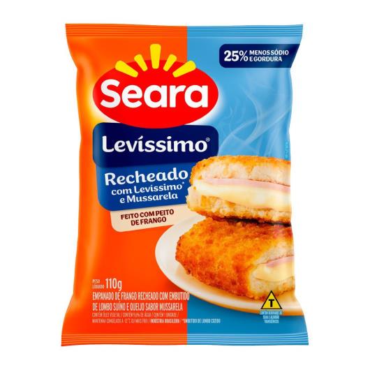 Empanado Frango Levíssimo e Queijo Mussarela Seara 110g - Imagem em destaque