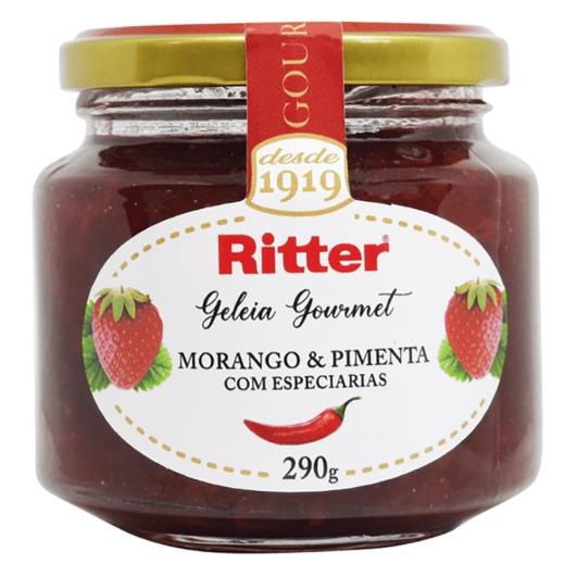 Geleia Gourmet Morango com Pimenta e Especiarias Ritter 290g - Imagem em destaque