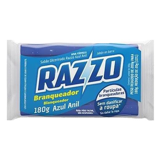 Sabão em Barra Glicerinado Azul Anil Razzo 180g - Imagem em destaque