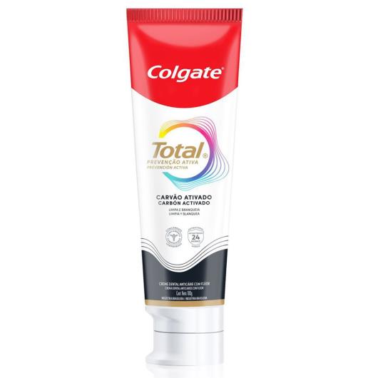 Creme Dental Carvão Ativado Colgate Total Prevenção Ativa 180g Leve Mais Pague Menos - Imagem em destaque