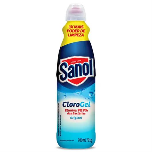 Desinfetante Sanol Cloro Gel Original 700ml - Imagem em destaque