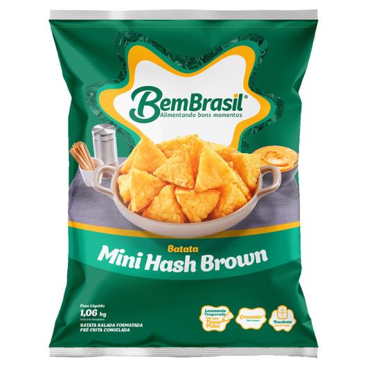 Minibatata Pré-Frita Hash Brown Congelada Bem Brasil Pacote 1,06kg - Imagem em destaque