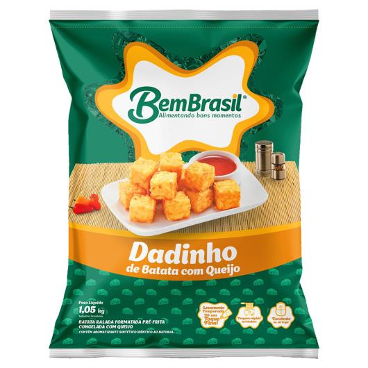 Dadinho de Batata Congelado com Queijo Pré-Frito Bem Brasil Pacote 1,05kg - Imagem em destaque