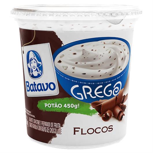Iogurte Grego Flocos Batavo Pote 450g - Imagem em destaque