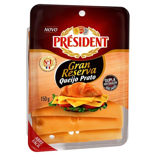 Queijo Prato Président Gran Reserva 150g - Imagem em destaque