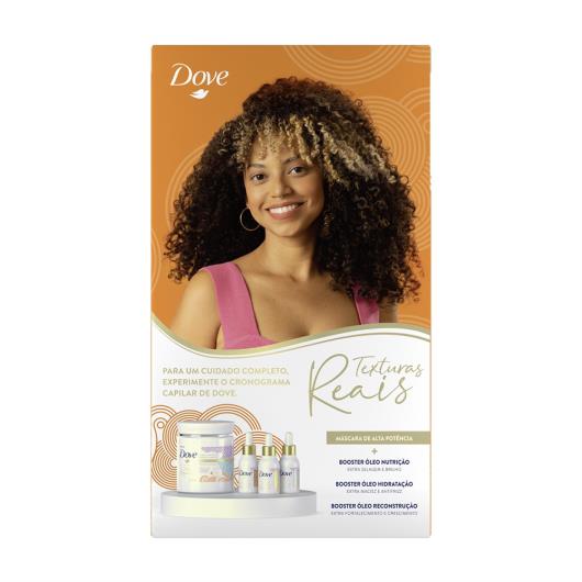 Kit Shampoo 350ml + Condicionador 175ml Dove Texturas Reais Cacheados - Imagem em destaque