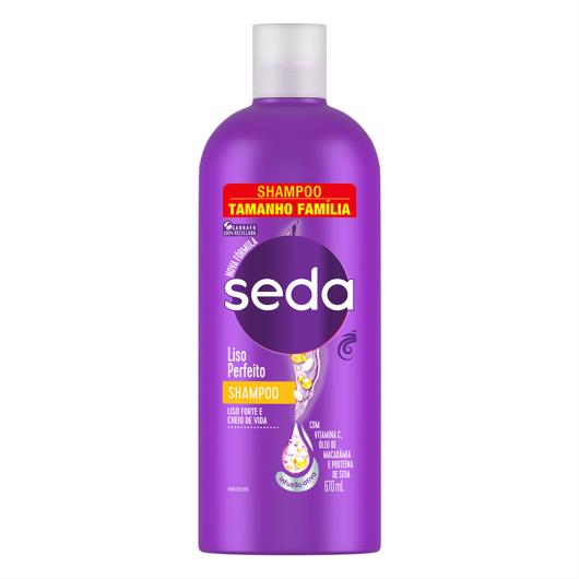 Shampoo Seda Liso Perfeito Frasco 670ml Tamanho Família - Imagem em destaque