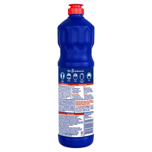 Desinfetante Uso Geral Cloro Gel Original Vim Frasco Leve 700ml Pague 490ml - Imagem em destaque