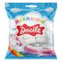 Marshmallow Baunilha Recheio Morango Uni Docile Maxmallows Pacote 135g