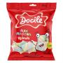 Marshmallow Baunilha Recheio Morango Twist Color Docile Maxmallows Pacote 135g