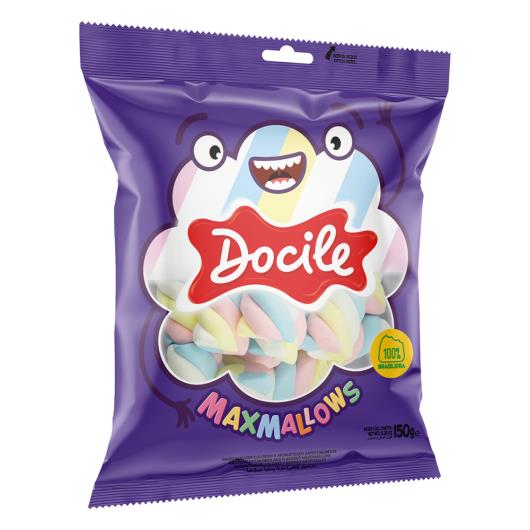 Marshmallow Baunilha Twist Color 1 Docile Maxmallows Pacote 150g - Imagem em destaque