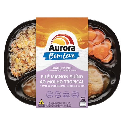 Filé Mignon Suíno Ao Molho Tropical Aurora Bem Leve 320g - Imagem em destaque