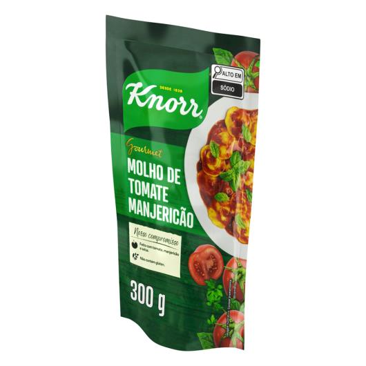 Molho de Tomate Manjericão Knorr Gourmet Sachê 300g - Imagem em destaque