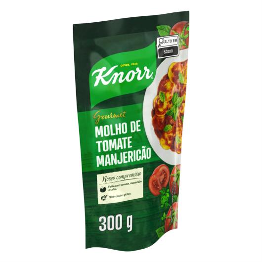 Molho de Tomate Manjericão Knorr Gourmet Sachê 300g - Imagem em destaque