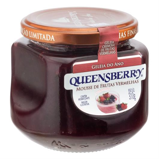 Geleia Cremosa Mousse de Frutas Vermelhas Queensberry Vidro 310g Edição Especial Geleia do Ano - Imagem em destaque