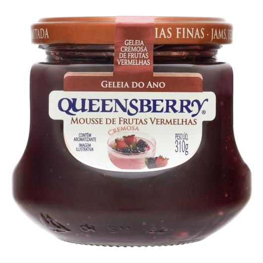 Geleia Cremosa Mousse de Frutas Vermelhas Queensberry Vidro 310g Edição Especial Geleia do Ano - Imagem em destaque