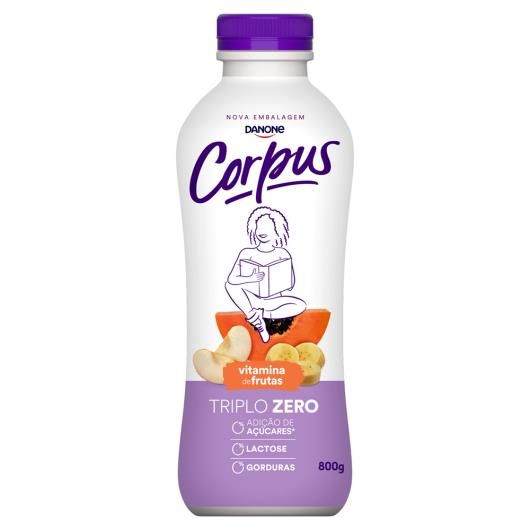 Iogurte Desnatado Vitamina de Frutas Zero Lactose Corpus Garrafa 800g - Imagem em destaque