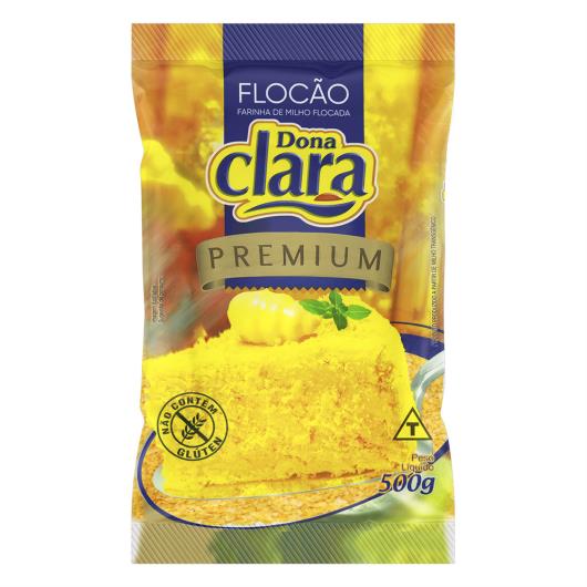 Farinha de Milho Flocão Dona Clara Premium Pacote 500g - Imagem em destaque