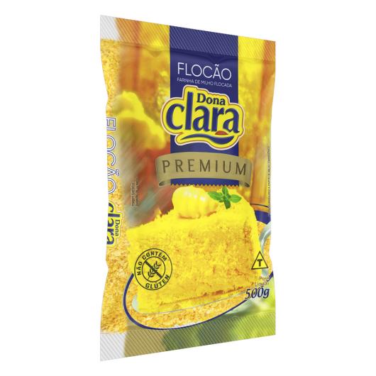 Farinha de Milho Flocão Dona Clara Premium Pacote 500g - Imagem em destaque