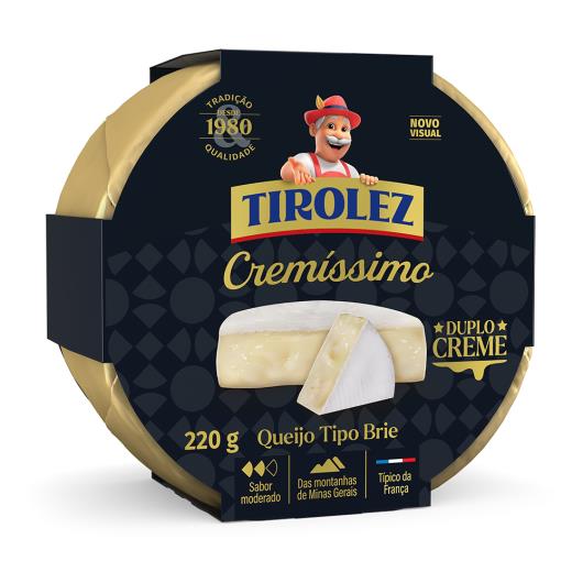 Queijo Brie Tirolez Cremíssimo 220g - Imagem em destaque