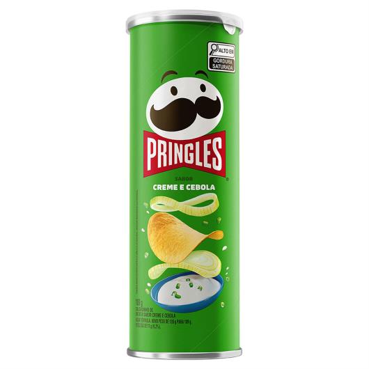 Batata Creme e Cebola Pringles Tubo 109g - Imagem em destaque