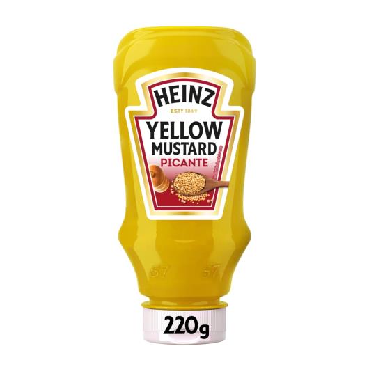 Mostarda Amarela Picante Heinz Squeeze 220g - Imagem em destaque