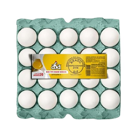 Ovos Branco Tipo Extra Asa 20 Unidades - Imagem em destaque