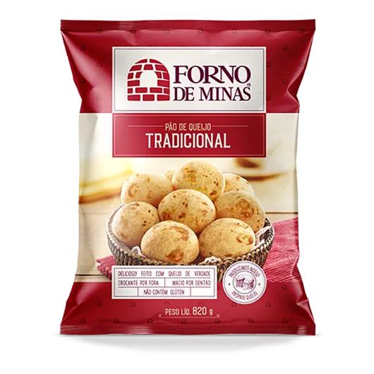 Pão de Queijo Congelado Tradicional Forno de Minas Pacote 820g - Imagem em destaque