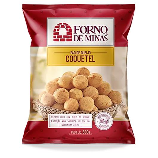 Pão de Queijo Congelado Coquetel Forno de Minas Pacote 820g - Imagem em destaque