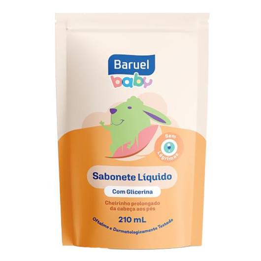 Sabonete Líquido Glicerina Baruel Baby Sachê 210ml - Imagem em destaque