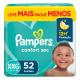 Fralda Descartável Infantil Pampers Confort Sec XXG Pacote 52 Unidades Leve Mais Pague Menos - Imagem 7500435205238.png em miniatúra