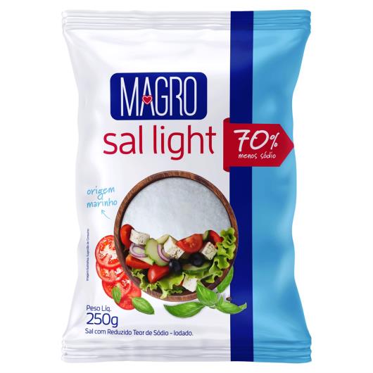 Sal Marinho Light Magro Pacote 250g - Imagem em destaque