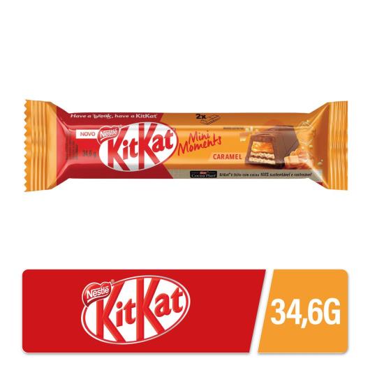 Chocolate KITKAT Mini Moments Caramel 34,6g - Imagem em destaque