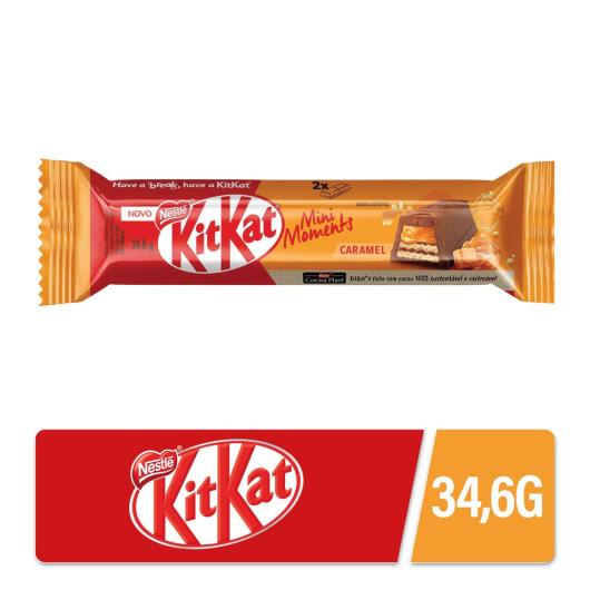 Chocolate KITKAT Mini Moments Caramel 34,6g - Imagem em destaque