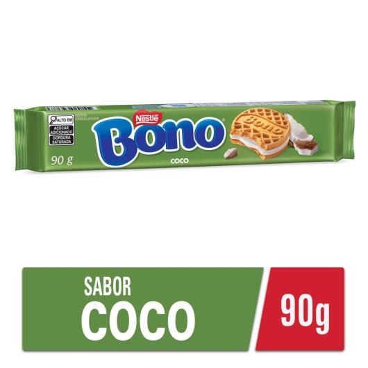 Biscoito Recheio Coco Bono Pacote 90g - Imagem em destaque