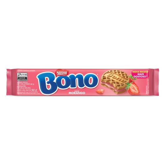 Biscoito Recheado BONO Morango 90g - Imagem em destaque