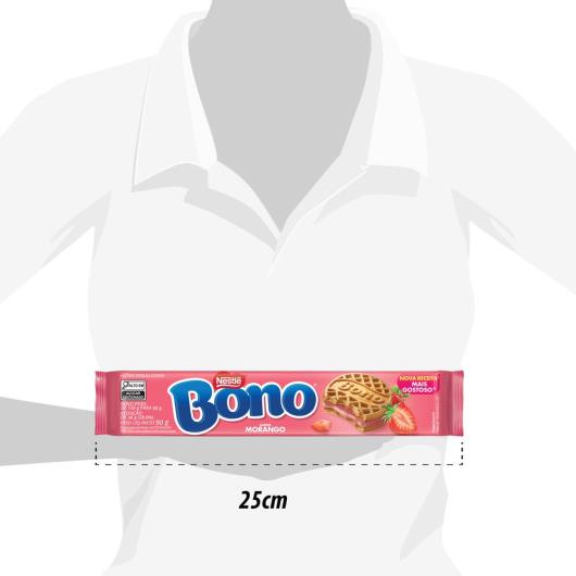 Biscoito Recheado BONO Morango 90g - Imagem em destaque
