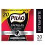 Cápsula Café Espresso Extraforte Pilão Caixa 104g 20 Unidades Embalagem Econômica