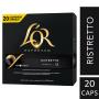 Café em Cápsula Torrado e Moído Ristretto Espresso L'or Caixa 104g 20 Unidades