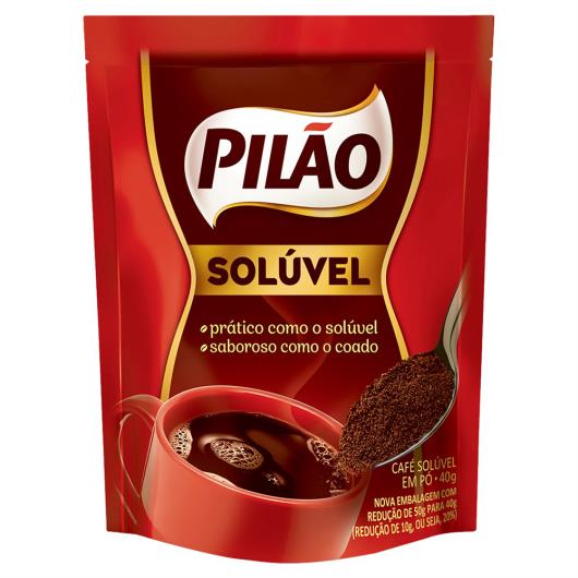 Café Tradicional Solúvel Coado em Pó Pilão Sachê 40g - Imagem em destaque