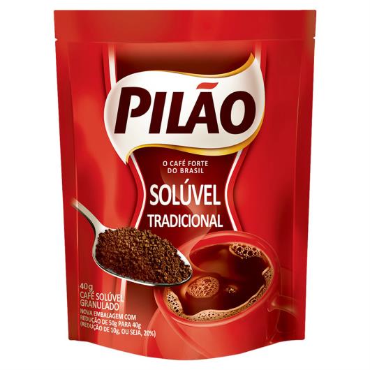 Café Solúvel Granulado Tradicional Pilão Sachê 40g - Imagem em destaque