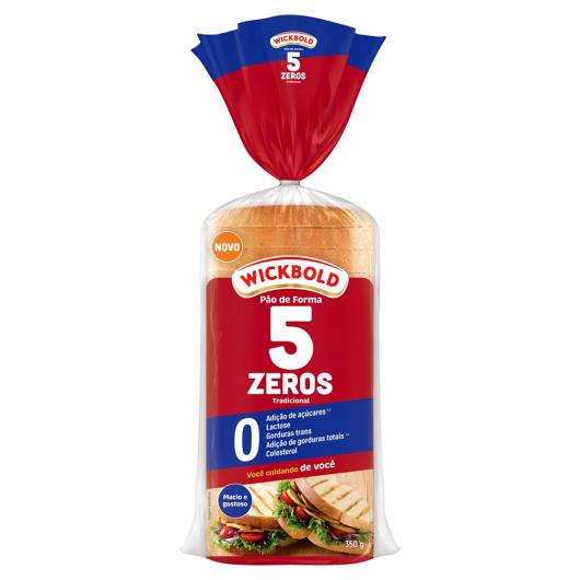 Pão de Forma Tradicional Zero Lactose Wickbold 5 Zeros Pacote 350g - Imagem em destaque