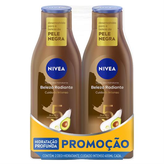 Pack Loção Corporal Deo-Hidratante Nivea Beleza Radiante Frasco 2 Unidades 400ml Cada - Imagem em destaque