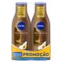 Pack Loção Corporal Deo-Hidratante Nivea Beleza Radiante Frasco 2 Unidades 400ml Cada