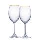 Taça de Vinho Rio White Wine com Filete de Ouro 255ml 2 Peças - Imagem 7908011010496.png em miniatúra
